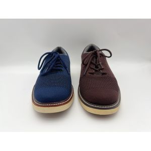 Soft Two Tone Leather Lace Up Work Shoes Womens Brown With One Unit Rubber