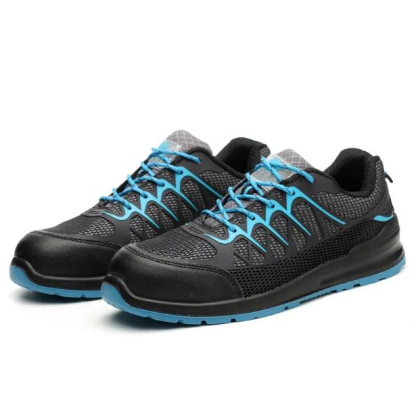 Industrial Comfortable Safety Shoes Breathable Lightweight Outdoor Shoes Black