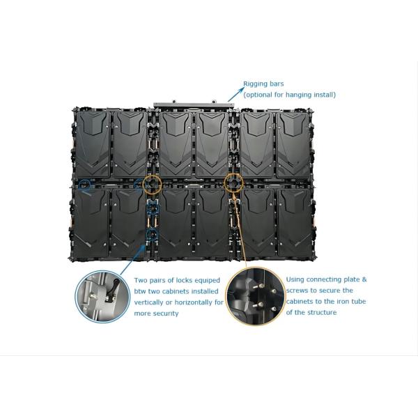 High Brightness HD P2 P2.5mm Outdoor LED Display Fine Pitch LED Cabinet