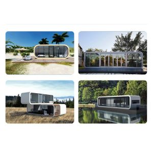Full Furnished 20ft Prefab Pod for Modern Working and Relaxing in Apple Cabin