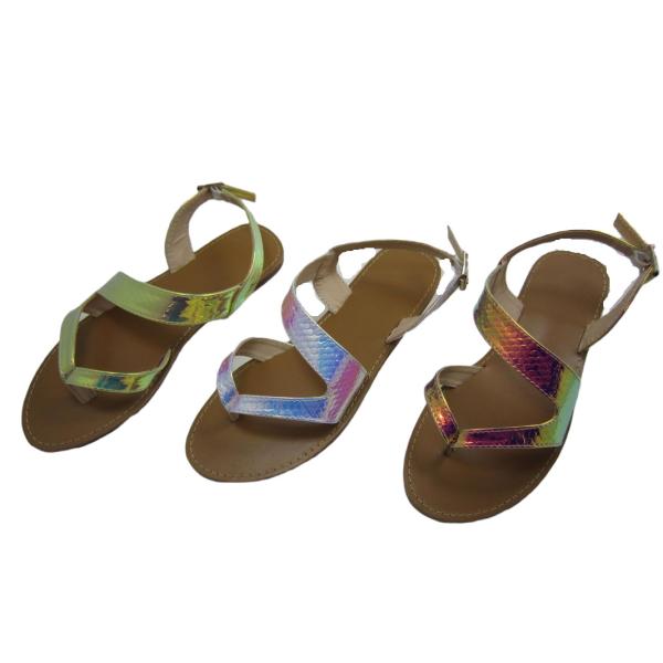 Buy Flat Leisure Open Toe OEM Women'S Flat Summer Sandal at wholesale prices