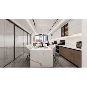 Extra Large Countertop White Kitchen Cabinet Good Elegance And Functionality