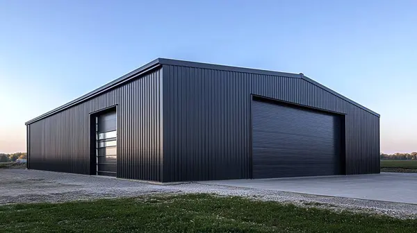 LANJING Industrial Contemporary Steel Structure Building Warehouse For Secure Storage