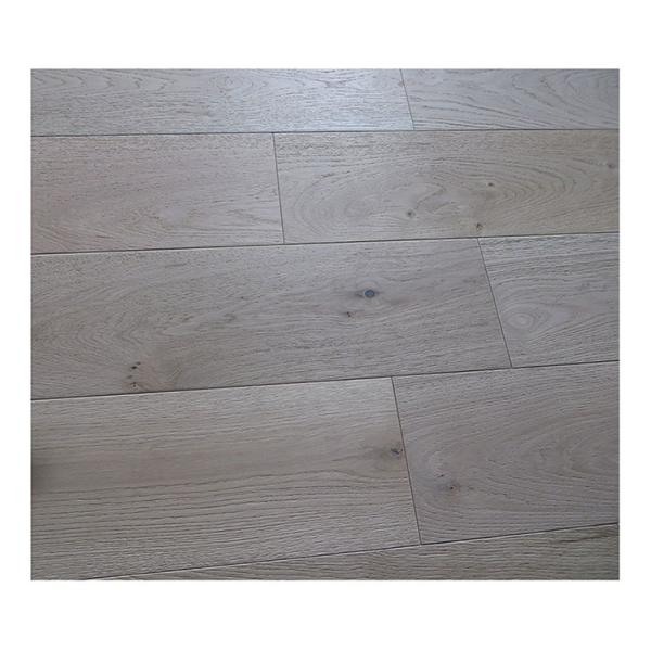 Unfinished 2- Layers Oak Engineered Wood Flooring To Latvia, Full Birch Plywood