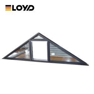 5 Tracks Thermal Break Fixed Aluminium Windows Double Glass Sheerline