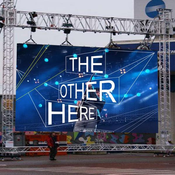 Buy Outdoor LED Display Screen with High Refresh Rate 1920Hz-3840Hz 2 Years Warranty and 100000 Hours Life Span LED Video Wall at wholesale prices