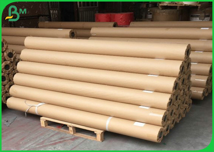36'' x 50m 20lb White Plotter Paper For Printing Factory Wood Pulp 