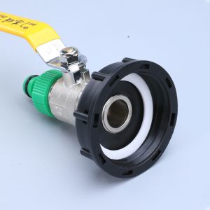Quality Garden Water Connectors Brass Tap Adapter for IBC Tank Valve Fitting Hose Connector for sale