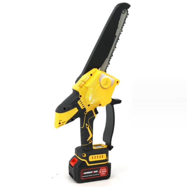 Buy 8 Inch Cordless Electric Chain Saw Wood Cutters Woodworking Chainsaw Power Tool Brushless at wholesale prices