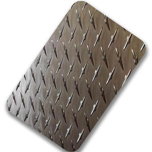 Buy 500mm 304 Stainless Steel Checkered Sheet 2205 Diamond Inox at wholesale prices
