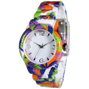 Silicone watch, silicone material, fashion design, japanese movement, 3atm water
