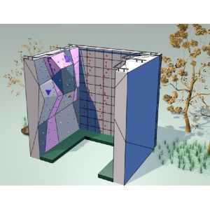 China Plywood Board Indoor Climbing Wall For Residential on sale