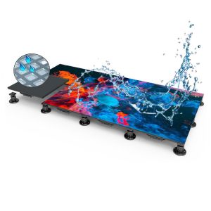 P5.2 Dance Floor LED Display 500*500mm IP65 Waterproof Front Service For Mall