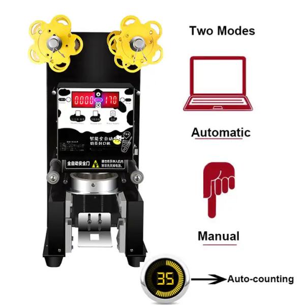 450w Industrial Packing Machines 110v Automatic Cup Sealing Machine