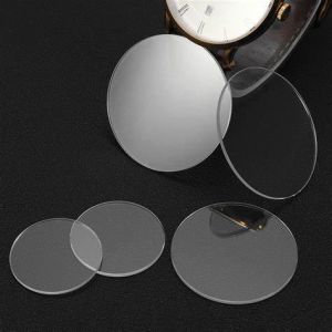 32mm Scratch Resistant Sapphire Crystal Round Rectangular Step Shape