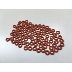 Quality Small Red Color Silicone O Ring Seals Aging / Weather Resistant For Keyboard for sale