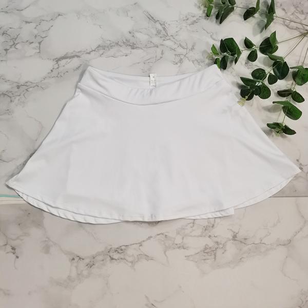 Solid Color Summer Gym Workout Golf Skorts With Pockets Quick Dry Women'S Tennis Skirts