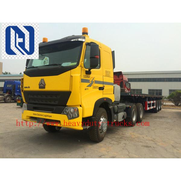 SINOTRUK HOHAN 8X4 Heavy Cargo Truck in White , 50 Ton Load Capacity