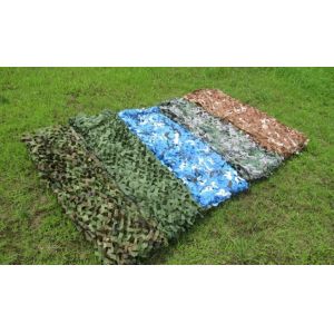 PVC Glue Coated Military Grade Camouflage Netting 3D Leaf For Armor Forces