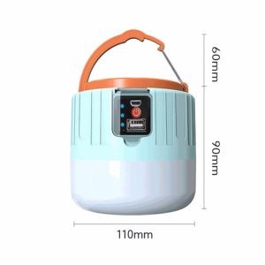 OEM Solar Rechargeable Camping Lantern ABS Rechargeable