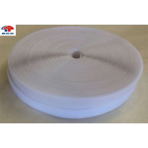 Polyamide White Sew On Hook and Loop Tape , 1" Width sticky hook and loop
