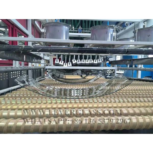 Double Curvature Glass Tempering Furnace Glass Toughening Furnace For Truck Rear