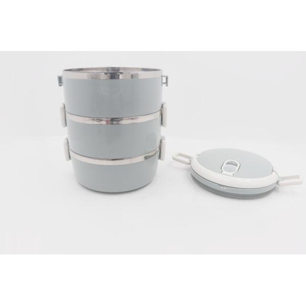 Buy Detachable SS Plastic Kids Tiffin Leakproof Sealed Lunch Box at wholesale prices