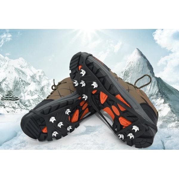 Buy Outdoor Shoes Chain Ice Cleats 8 Spikes Snow Traction Cleats For Safety Walking at wholesale prices