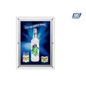 Single Side Pure Acrylic LED Light Box RGB with Remote Controller A1- A4 Size