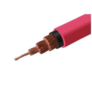 Flexible Copper Wire Rubber Sheathed Cable Black Welding Cable