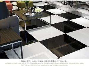 China 29kgs/ctn Whites Glossy Porcelain Floor Tiles , 9mm Nano Polished White Porcelain Tile on sale