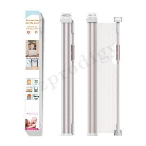 Quality Retractable Mesh Baby Safety Gates Aluminum Frame For Hallways for sale