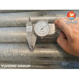 A269 TP304 ASTM Extruded Finned Tube With AL1060 Fins For Heat Exchanger