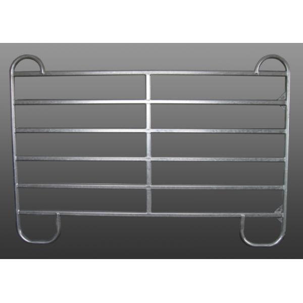 Flat Bar Horse Corral Panels Powder Coated Metal Livestock Corral