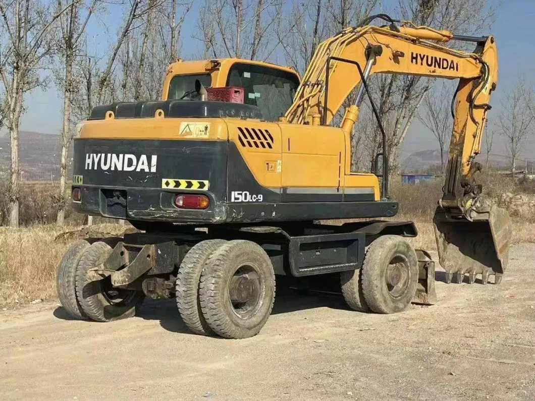 Hot! ! ! Good Running Condition Used Wheel Excavator Hyundai 150-9 220LC-9s 210-9 215-7 60-7 300LC-9s