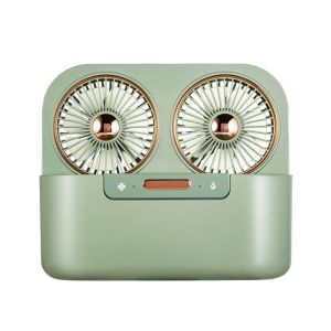 3 Speed 10W 5V 2000mAh Water Spray Table Fan Rechargeable