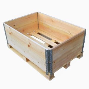 Custom Wooden Box Packaging Stackable Wooden Packing Crates In Transit