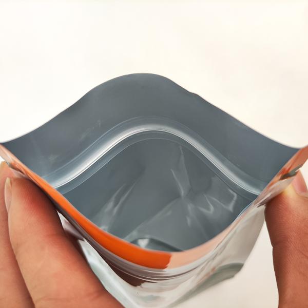 Custom Logo ziplockk Aluminium Foil Bag Pills Capsule Stand Up ziplockk Bags