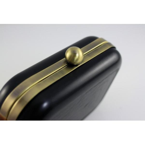 Single Ball Closure Brass Lady Handbag Frames 16.5*9*5cm