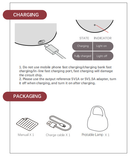 DIY Creative Gift Handbag Silicone Clapping Lamp With Time Bedside Decoration Atmosphere Sleeping Night Light