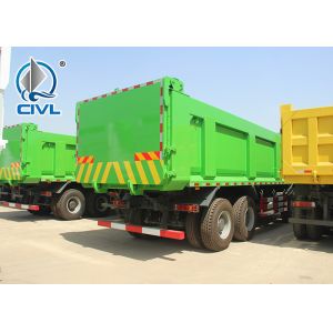 new A7 Heavy Duty Dump Truck 8x4 420hp Euro II Engine Green Color