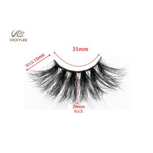 Soft Mink Hair Long Wispy 29MM 7D Volume Lashes