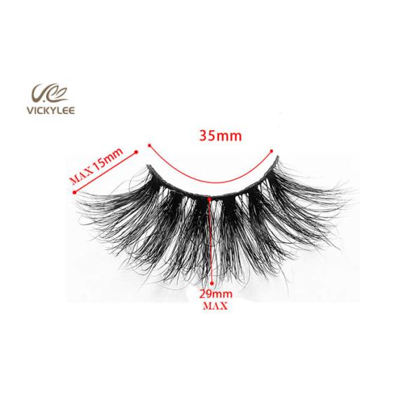 Soft Mink Hair Long Wispy 29MM 7D Volume Lashes