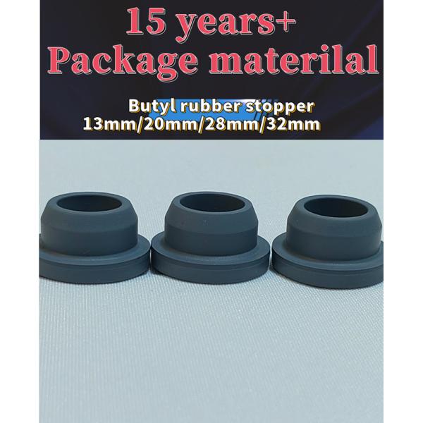 13mm 20mm Grey Sterile Butyl Medical Rubber Stopper for Vaccine Glass Injection Vials
