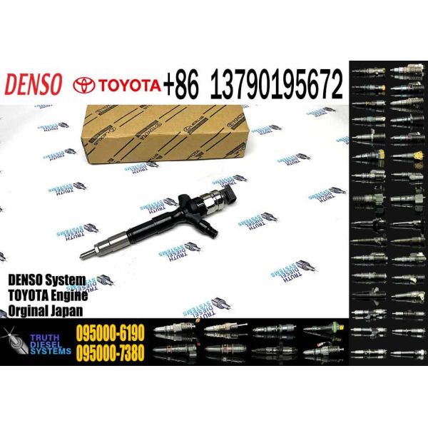 Diesel Injector 095000-6190 23670-30100 Suitable for Toyota HILUX Engine.