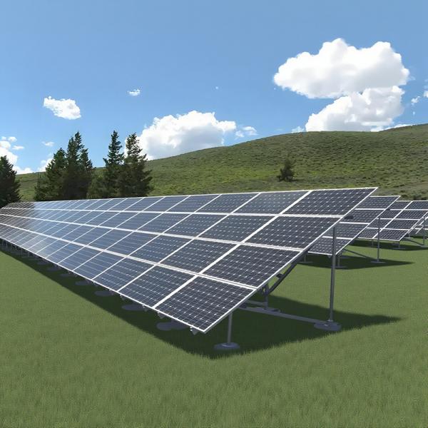 Photovoltaic System Solar Bracket Solar Ground Solar Power System Mounting Support