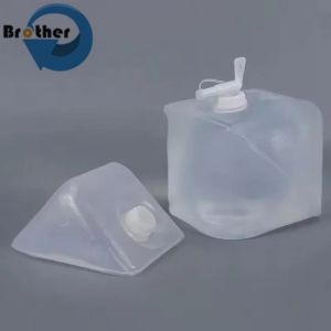 Foldable 5-20L Aseptic Plastic Cubitainer Lid Chemical Liquid Soy Sauce Sake