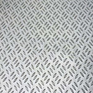 China 3003 5052 Brite Tread Plate Embossed Diamond Aluminum Alloy Sheet Five Bar Checker Plate for Tool Box on sale