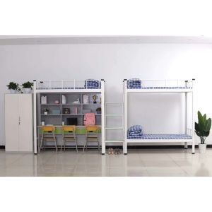 School Furniture Adults H1800mm Double Steel Bunk Bed