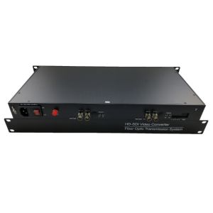 RACK Full HD single mode 4channel HD SDI transmitter video to fiber converter